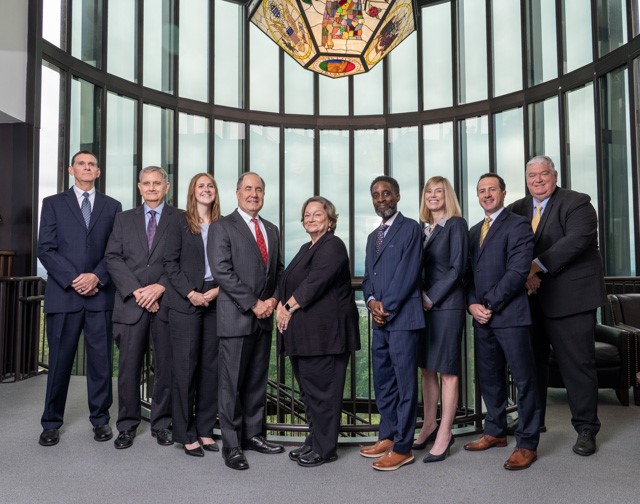 a group of people posing for a photo